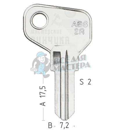 AB6D  ABS2R  ABS2R - Чертеж