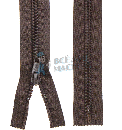 Молния 20см Коричневый