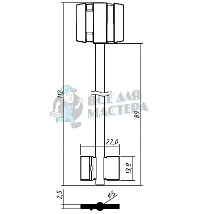 BRD19DP (желтый)