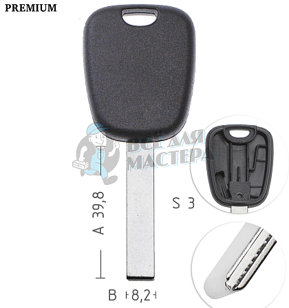 TP00HUHCAP T00HF63P HU83TE CITROEN КНР - Чертеж