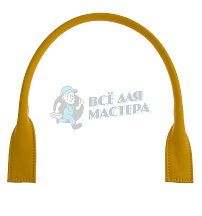 Ручка сумочная кругл.широк.(3186), 53см цв.т-желтый