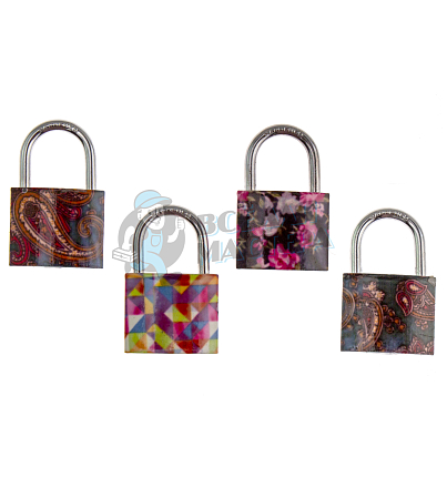 Навесной замок "ABE LOCK", 37мм (цвет произвольный)