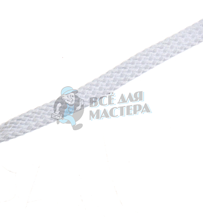 Шнурок белый, плоский тонкий 75 см (Art.425)