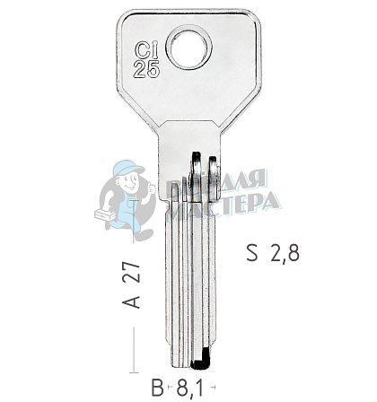 CI-25   CS146   C25  (КНР) - Чертеж