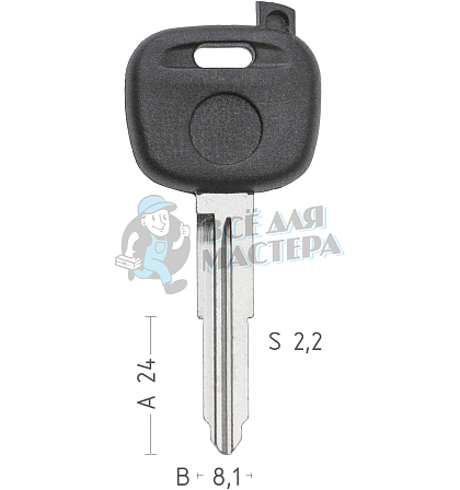 T00MIT 8RPB TP00MIT-8D.P2 MIT11RT0 а/пласт.с мест.п/чип MITSUBISHI - Чертеж