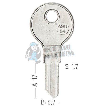 ABU54 AB35R ABS52L AU81R - Чертеж