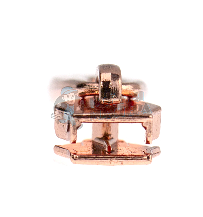 Бегунок для спиральной молнии, тип 5, сумочный N4, цв. красное золото