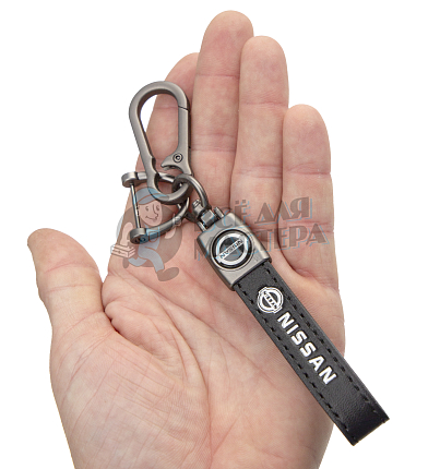 Авто карабин кожаный NISSAN