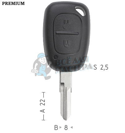 Корпус  Peugeot VAC102 2кн.ремкомплект  КНР//