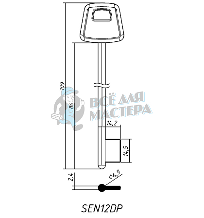 SEN12DP - Чертеж