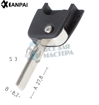 Лезвие HU-HAA.P1 HU66 HF55P65 2 КНР   VOLKSWAGEN - Чертеж