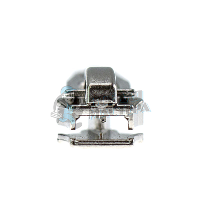 Бегунок для спиральной молнии, тип 5, автомат, цв.хром