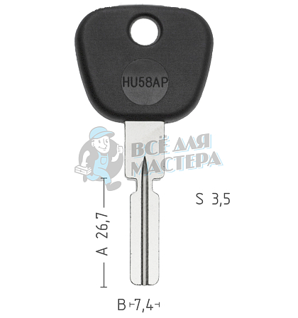 BM5P   HU58AP   S7BWP   HF48P8   HU58P - Чертеж