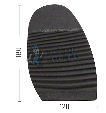 Профилактика форм. PILIGRIM RB512 черный - Чертеж