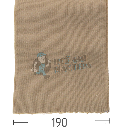 Резинка башмачная 190мм,бежевая - Чертеж