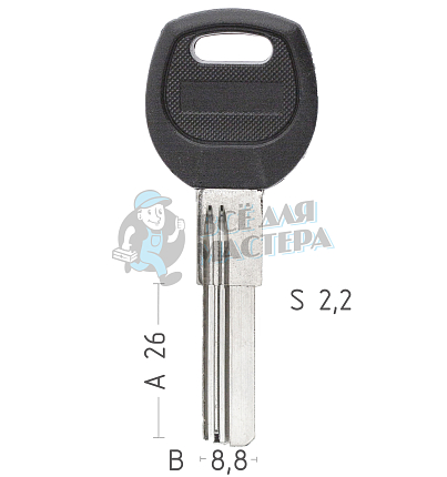 BAODEAN 2п (26*8.8*2.3) ст. AP-1D ПОД БРОНЬ 26 мм КНР