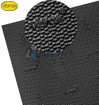 Набойки листовые "Vibram Dupla" р-р 850х560х6мм, цв.черный (09)