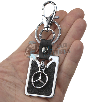 Авто карабин с кольцом для ключей MERCEDES