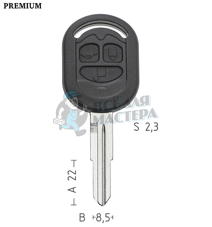 Корпус CHEVROLET LACCETTI 3кн КНР - Чертеж