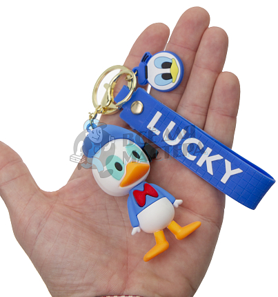 Брелок для ключей "Утенок LUCKY" + карабин