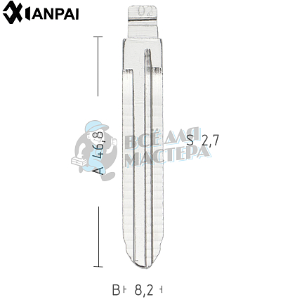 Лезвие  TOY43_TY37R КНР
