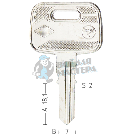 HOND2 HON33 HO22 HD20 - Чертеж