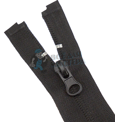 Молния спиральная (витая) тип 5 60см разъем цв 322 черный груша РЕВЕРС