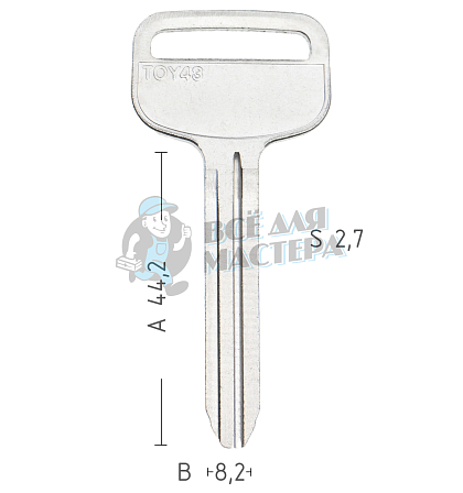 TOYO15 TY37R TOY43 - Чертеж