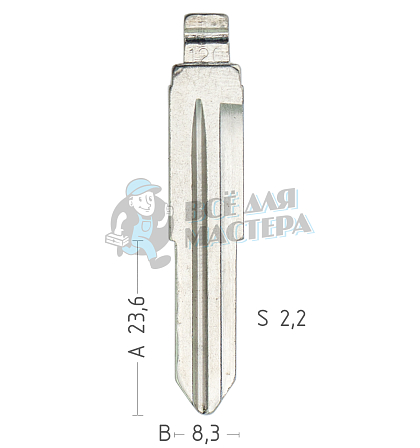 Лезвие №120 HY-9P HYN12 HYN12 JMC Landwind X5 КНР - Чертеж