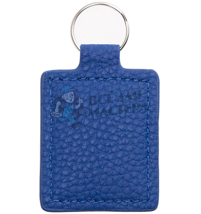 БРЕЛОК Прокси RFID ПРЯМОУГОЛЬНЫЙ синий (кожзам)																												