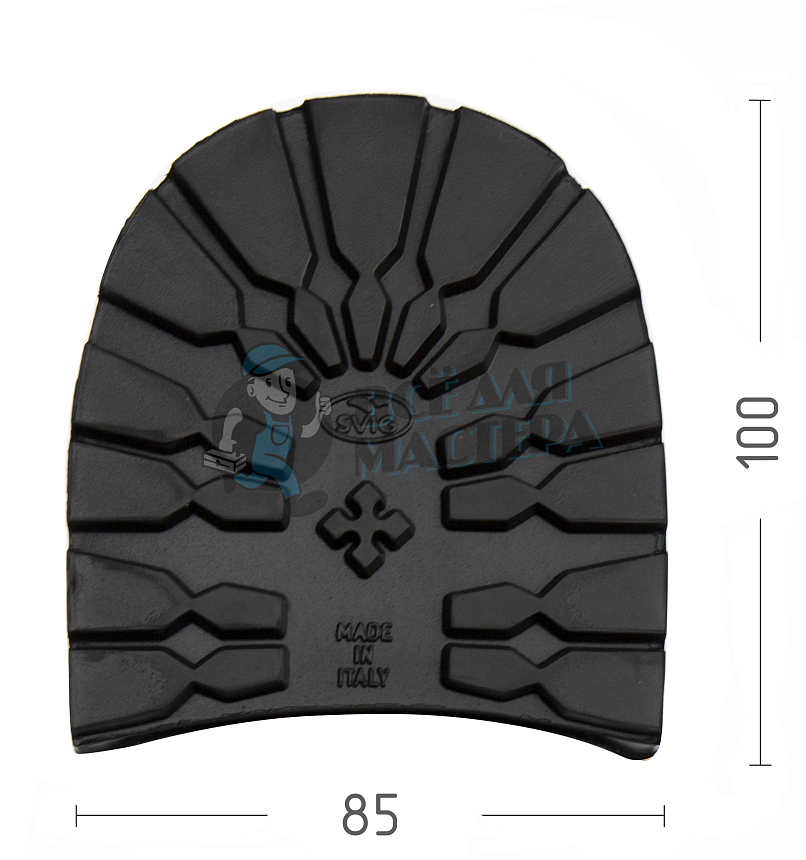 Набойка 236 SVIG TACCHI TRAPPER №2, цв.черный