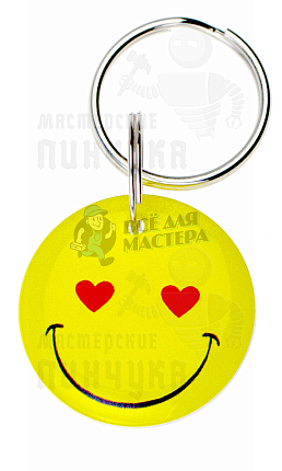 Брелок-Смайлик 25мм RFID 125KHz Прокси.EM-Marin