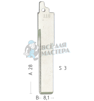 Лезвие №118 HU66 JMC КНР