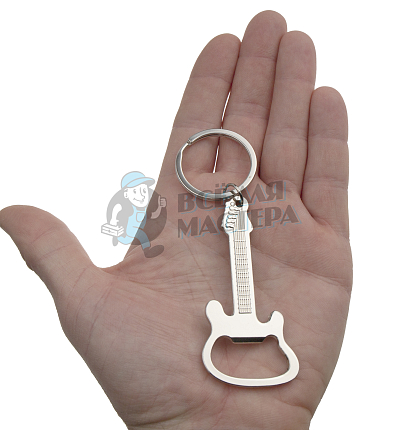 Брелок-открывашка для ключей  "Гитара"