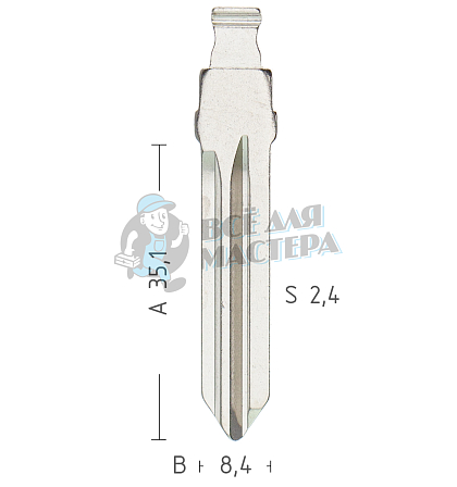 Лезвие B111FH 20Y - Чертеж