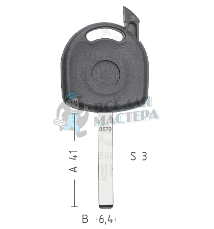 T00HF66PB TP00OP-11P HU100T0 а/пласт.с мест.п/чип OPEL-VAUXHALL - Чертеж