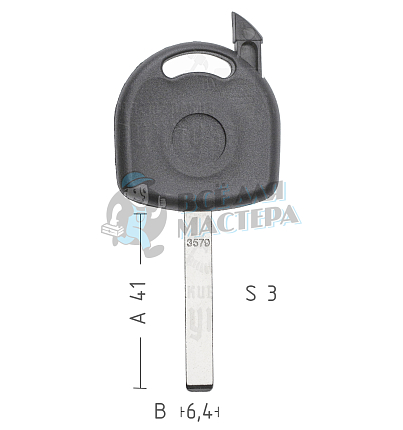 T00HF66PB TP00OP-11P HU100T0 а/пласт.с мест.п/чип OPEL-VAUXHALL