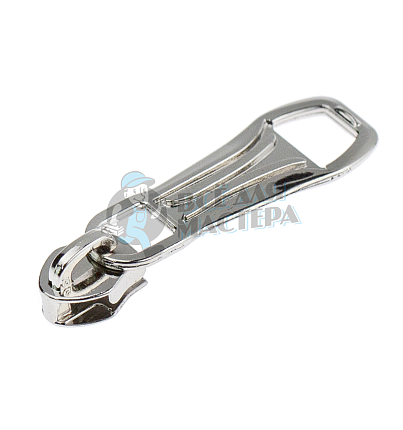 Бегунок для спиральной молнии, тип 5, сумочный N8 цв. никель