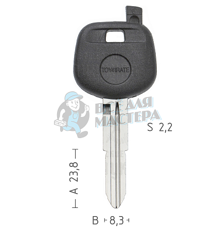 T00TY40RPA TP00TOYO-20DP1 TOY41RT0 а/пласт.с мест.п/чип TOYOTA - Чертеж