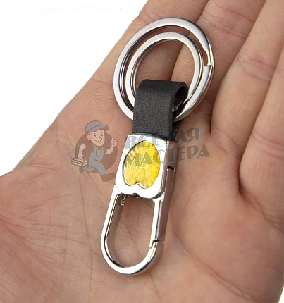 Авто карабин с двумя кольцами для ключей HONDA