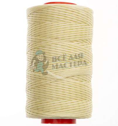 Нитки прошив.вощеные 300D-200м, молочный