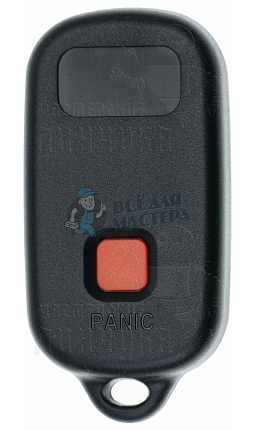 Корпус ключа без лезвия 3 кнопки + паника КНР
