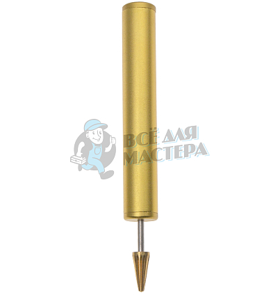 Ручка с валиком для нанесения краски на срез кожи (золото)