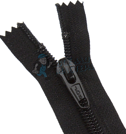 Молния обувная т7 "Judson" нейлон, 40см Чёрный