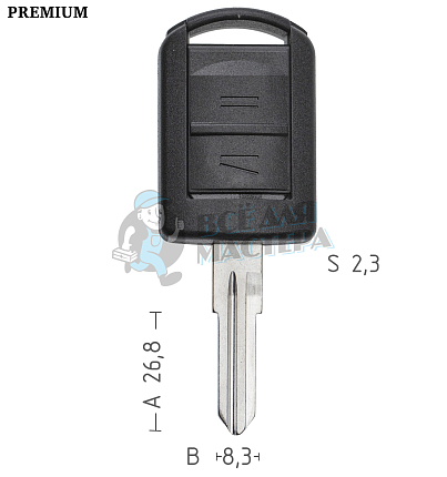 Корпус  Opel YM28 2кн ремкомплект КНР