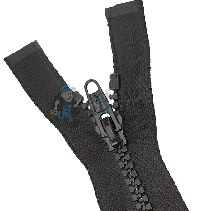 Молния Трактор "JUDSON", 120см, Тип-5, разъёмная двухзамковая, цв.черный