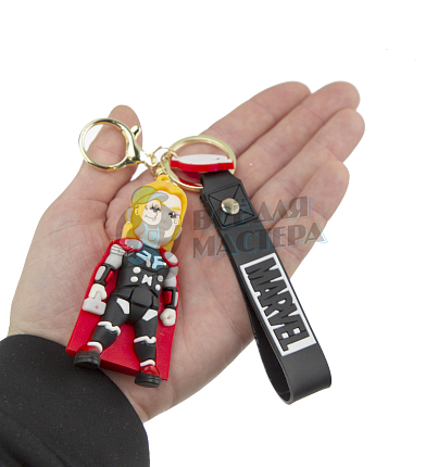 Брелок для ключей "Супергерой Тор" + карабин