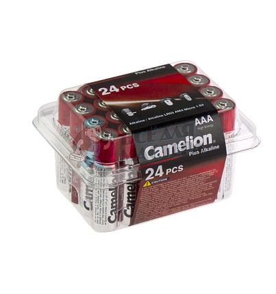 Батарейка Camelion Plus LR03 24BOX ALKALINE 1.5V (24/120/)