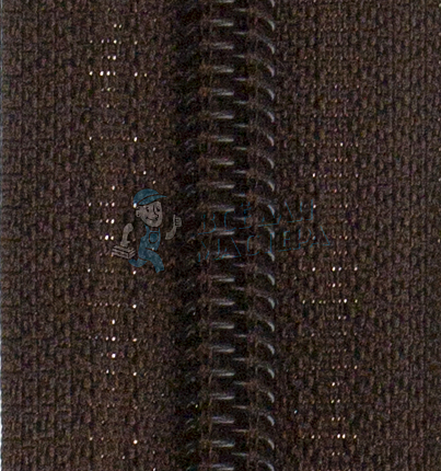 Молния №7 35см Коричневая