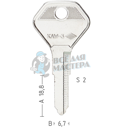 KAW3 KW7 KA16 KW9 - Чертеж